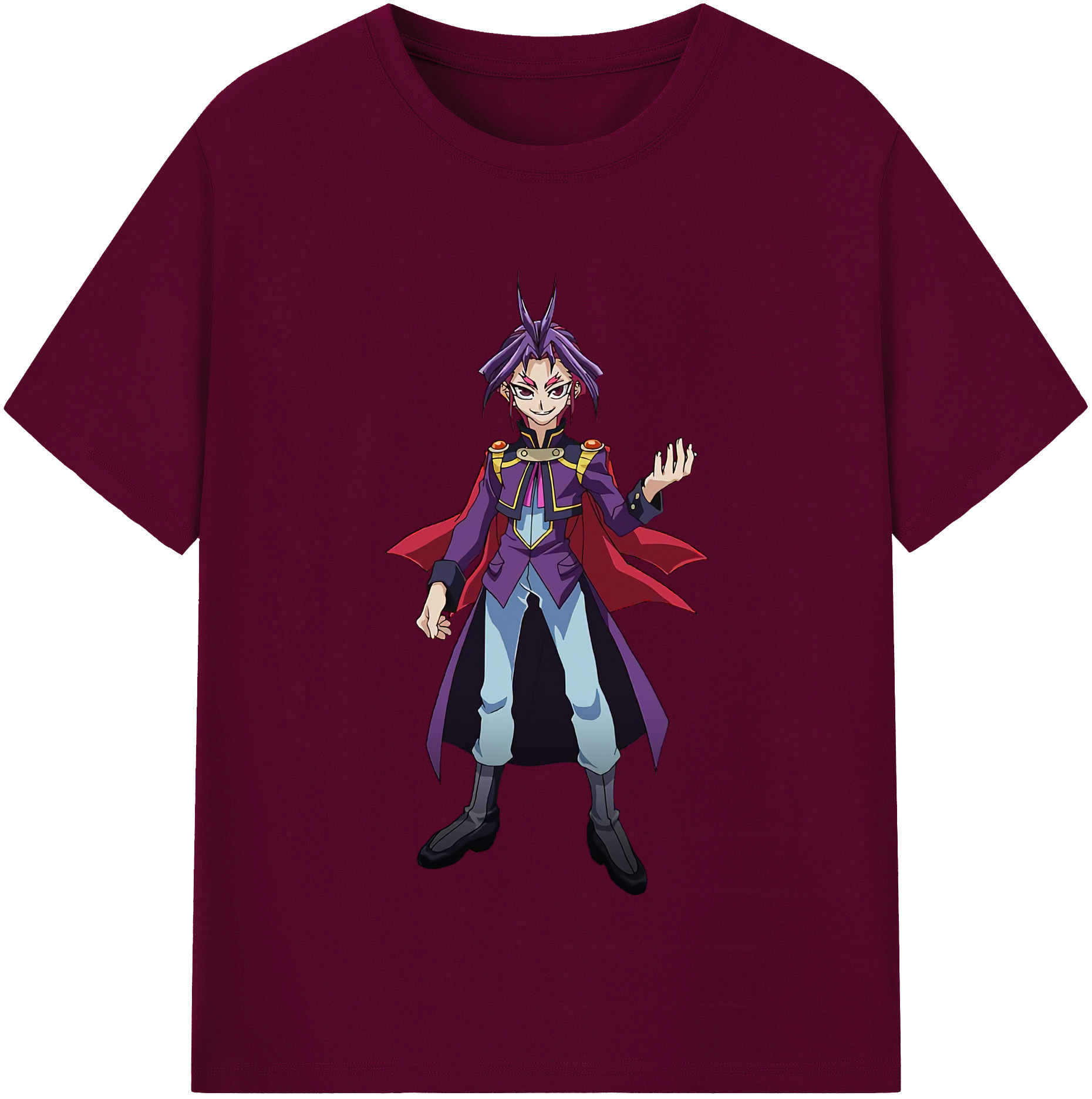 （画像用） 遊☆戯☆王 Yu-Gi-Oh! レディースカジュアルプリントTシャツ（綿100％）